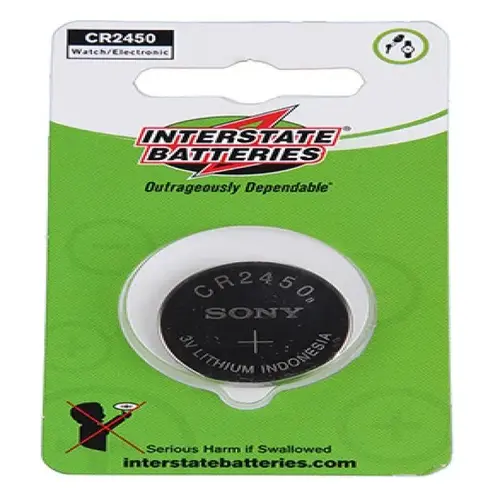 INTERSTATE BATTERY CR2450 BATTERY INTERSTATE BATTERY CR2450 BATTERY