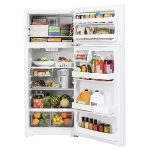 GE 18 CFT TOP FREEZER REFRIGERATOR GE 18 CFT TOP FREEZER REFRIGERATOR