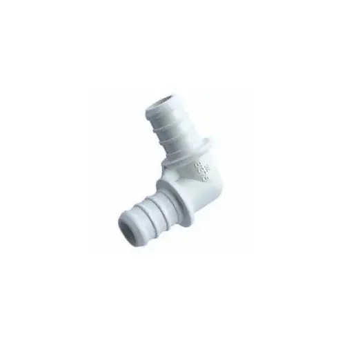 Poly PEX Barb 90 Degree Elbow, 3/4" x 1/2" Poly PEX Barb 90 Degree Elbow, 3/4" x 1/2"