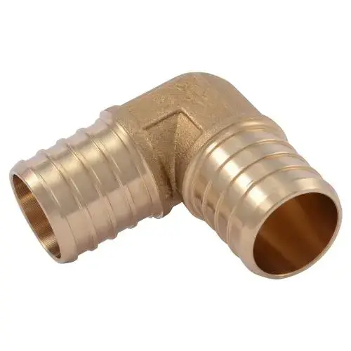 1" 90-Degree PEX Crimp Elbow, Lead-Free Brass 1" 90-Degree PEX Crimp Elbow, Lead-Free Brass