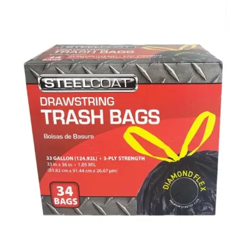 FGP992103N STEELCT 33 GL DRAWSTR FLEX BAG 34 CT FGP992103N STEELCT 33 GL DRAWSTR FLEX BAG 34 CT