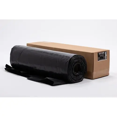20FT X 100FT 6MIL BLACK POLY SHEETING 20FT X 100FT 6MIL BLACK POLY SHEETING
