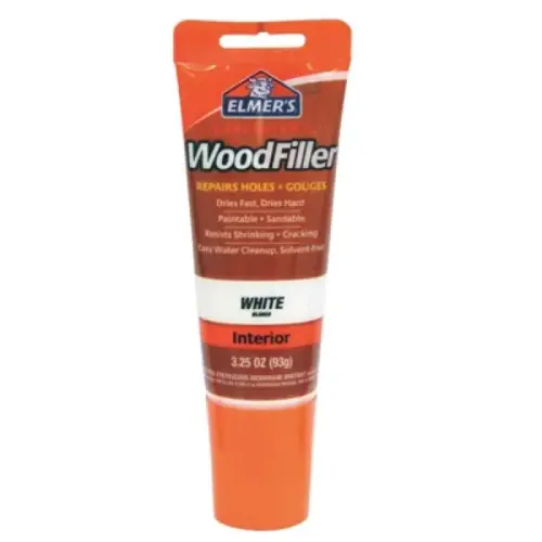Wood Filler, 3.25 oz, White Wood Filler, 3.25 oz, White
