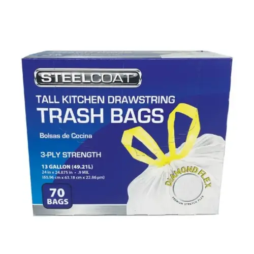 FGP992101N STEELCOAT 13 GL DRAWSTRING FLEX 70 CT FGP992101N STEELCOAT 13 GL DRAWSTRING FLEX 70 CT