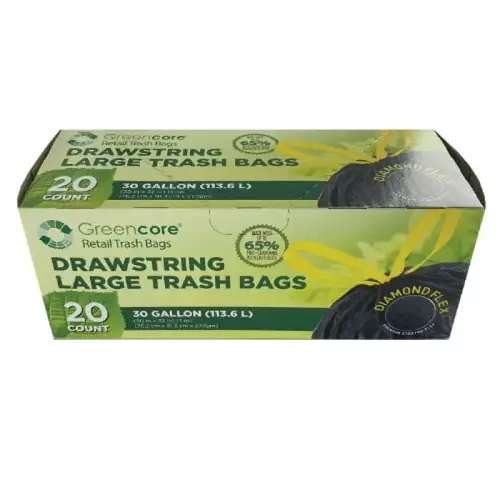 FGGCRTB31B GREENCORE 30 GL DRAWST LG BAG 30 CT FGGCRTB31B GREENCORE 30 GL DRAWST LG BAG 30 CT