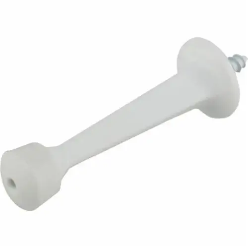 RIGID DOOR STOP WHT 2-PK RIGID DOOR STOP WHT 2-PK