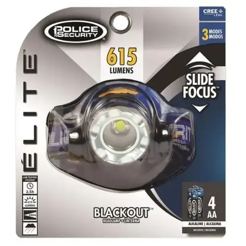 HEADLAMP BLACKOUT CREE LED 465 LUMENS HEADLAMP BLACKOUT CREE LED 465 LUMENS