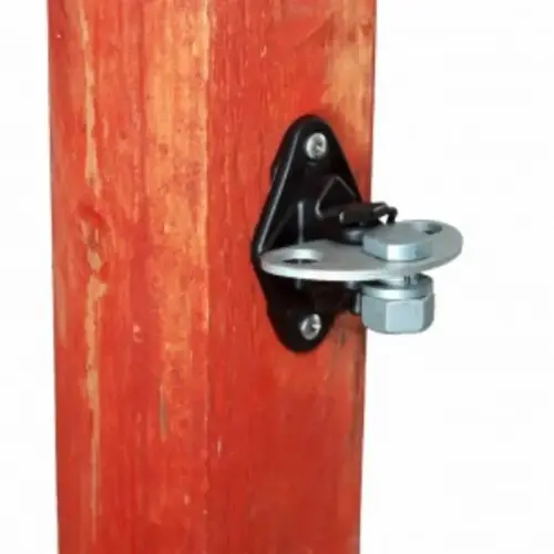 Electric Fence Gate Connector, 3-Way, for Wood Post Electric Fence Gate Connector, 3-Way, for Wood Post
