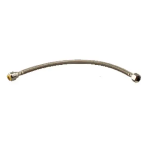 Flexible Water Heater Connector, 1/2" Push-Fit x 3/4" FPT, 18 Inch Flexible Water Heater Connector, 1/2" Push-Fit x 3/4" FPT, 18 Inch