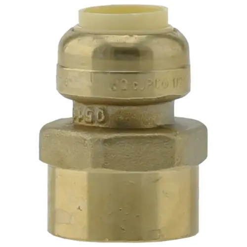 Push-Fit Adapter, 1/2" Push-Fit x 3/4" FPT Push-Fit Adapter, 1/2" Push-Fit x 3/4" FPT
