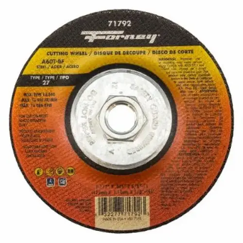 CUT-OFF WHEEL TYPE 27 4-1/2 X .045X5/8-11 CUT-OFF WHEEL TYPE 27 4-1/2 X .045X5/8-11