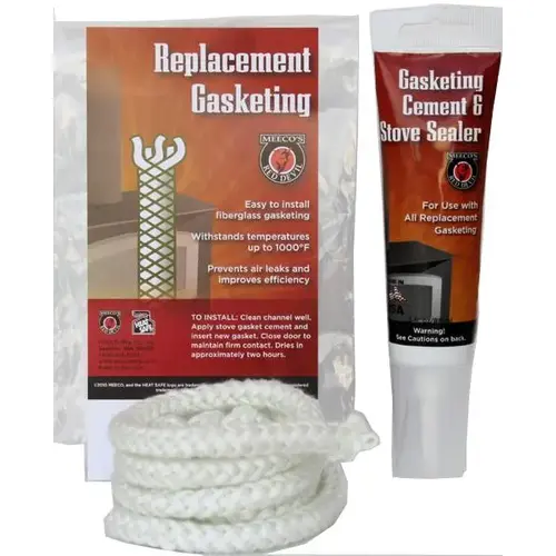 GASKET ROPE 3/8 IN X 6 FT WHITE W/CEMENT GASKET ROPE 3/8 IN X 6 FT WHITE W/CEMENT