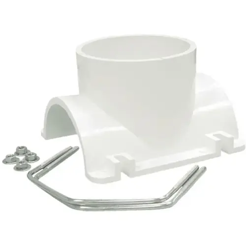 PVC DWV Saddle Tee Kit, 3" x 2", Solvent Weld PVC DWV Saddle Tee Kit, 3" x 2", Solvent Weld
