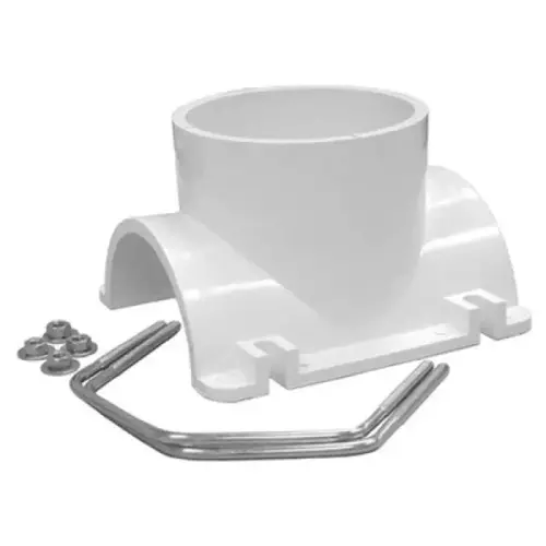 PVC DWV Saddle Tee Kit, 4x2 Inch, Solvent Weld PVC DWV Saddle Tee Kit, 4x2 Inch, Solvent Weld