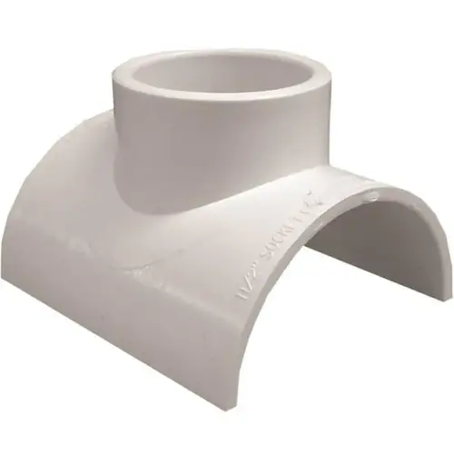 PVC Saddle Tee, 1-1/2" Branch x 4" DWV/S&D Pipe PVC Saddle Tee, 1-1/2" Branch x 4" DWV/S&D Pipe