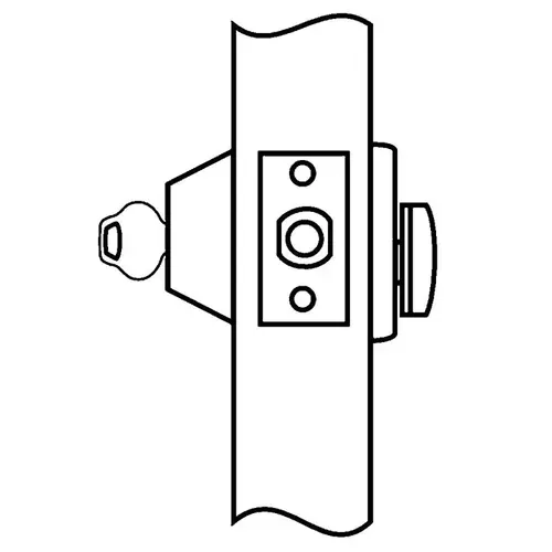 Single Cylinder Grade 2 Deadbolt with L4 Keyway and 2-3/8" Backset Bolt Satin Chrome Finish Single Cylinder Grade 2 Deadbolt with L4 Keyway and 2-3/8" Backset Bolt Satin Chrome Finish