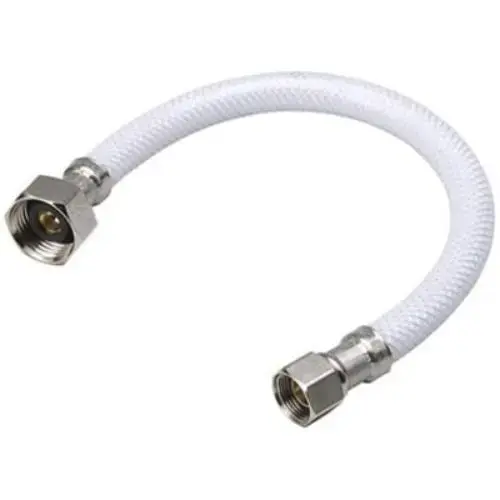 Faucet Supply Line, 3/8" Compression x 1/2" FIP, PVC, 30" Faucet Supply Line, 3/8" Compression x 1/2" FIP, PVC, 30"