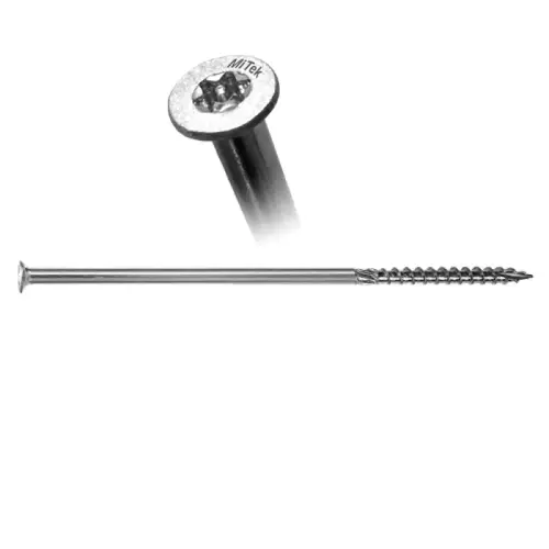 Structural Wood Screw, Bugle Head, 10", T30 Torx Drive, EXT Coated Structural Wood Screw, Bugle Head, 10", T30 Torx Drive, EXT Coated