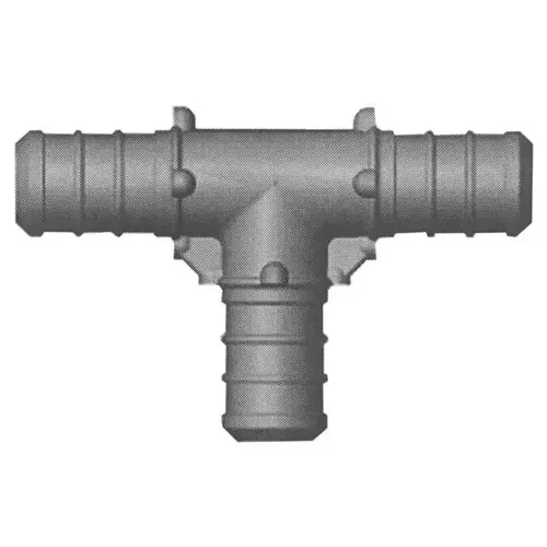Plastic PEX Crimp Tee, 1/2" Plastic PEX Crimp Tee, 1/2"