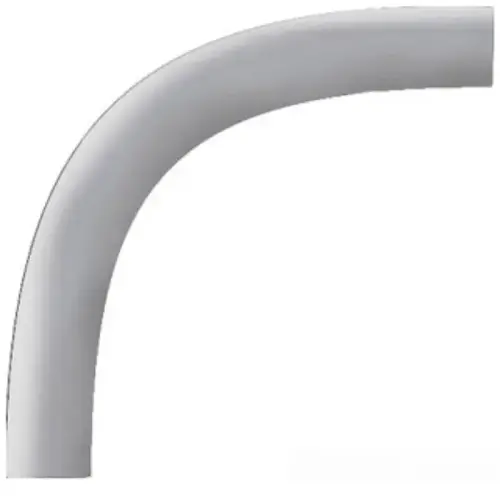PVC Conduit Elbow, 4" 90 Degree, 36" Radius, Schedule 40 PVC Conduit Elbow, 4" 90 Degree, 36" Radius, Schedule 40