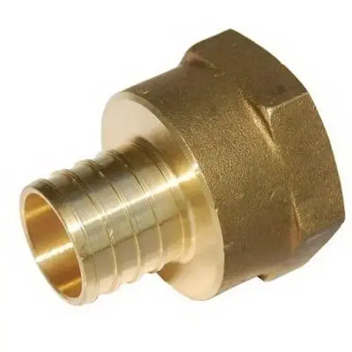 PEX Barb to FPT Adapter, 1 inch, Brass PEX Barb to FPT Adapter, 1 inch, Brass