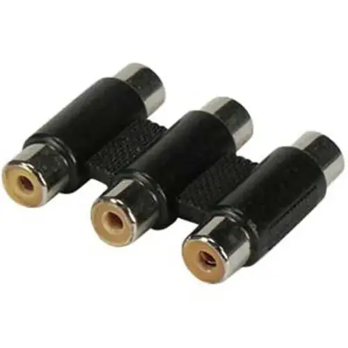 3 RCA TO 3 RCA COUPLER 3 RCA TO 3 RCA COUPLER