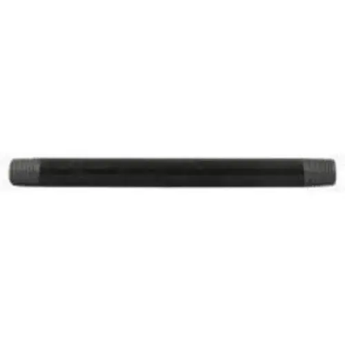Black Steel Pipe Nipple, 3/8" NPS x 4-1/2" Black Steel Pipe Nipple, 3/8" NPS x 4-1/2"