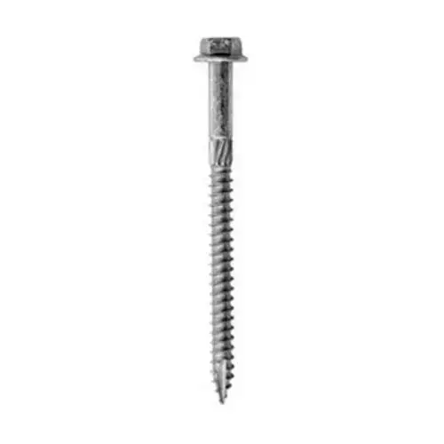 Pro Series Hex Head Structural Wood Screw, Exterior, 1/4" x 5", Pack of 12 Pro Series Hex Head Structural Wood Screw, Exterior, 1/4" x 5", Pack of 12