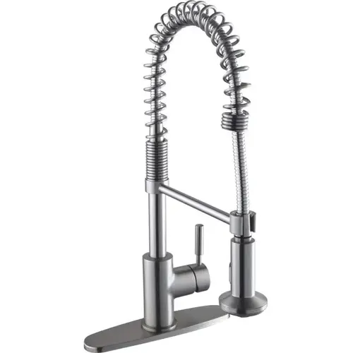 CASMIR SINGLE HANDLE FAUCET BR NICKEL CASMIR SINGLE HANDLE FAUCET BR NICKEL