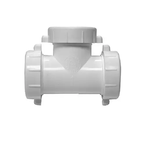 1-1/2 SLIP JOINT TEE PVC W/1-1/4 WASHER 1-1/2 SLIP JOINT TEE PVC W/1-1/4 WASHER