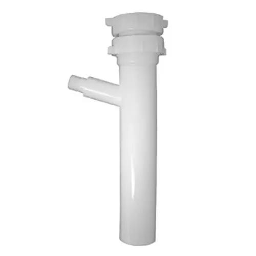 1-1/2 X 8 PVC DC DISHWSHER TAILPIECE 1/2 1-1/2 X 8 PVC DC DISHWSHER TAILPIECE 1/2