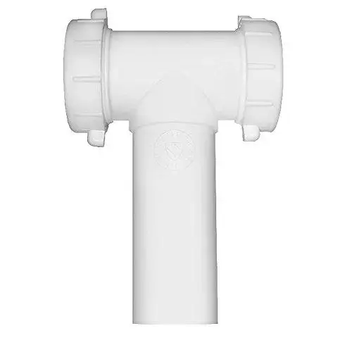 PVC Center Outlet Drain Tee, 1-1/2" PVC Center Outlet Drain Tee, 1-1/2"