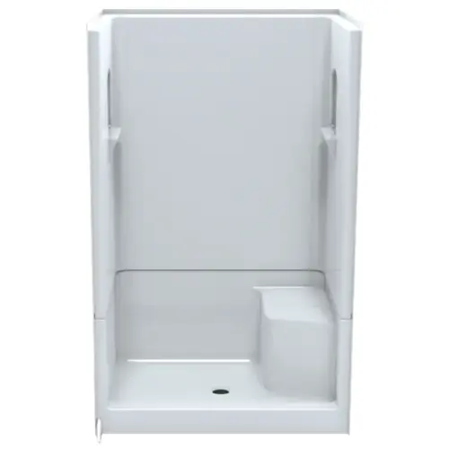 SHWR 4PC RIGHT SEAT48X36X77 WHITE SHWR 4PC RIGHT SEAT48X36X77 WHITE