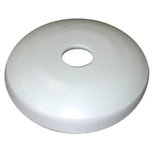 FLANGE ESCUTCHEON 1/2 IN CENTER WHITE PLAS FLANGE ESCUTCHEON 1/2 IN CENTER WHITE PLAS