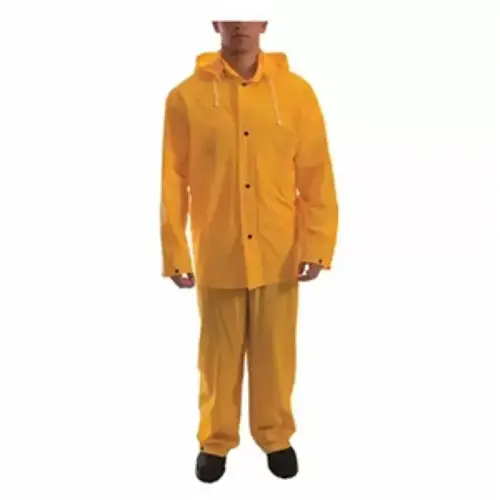 Tuff-Enuff Protective Rain Suit, 3-Piece, Small, Gold Tuff-Enuff Protective Rain Suit, 3-Piece, Small, Gold
