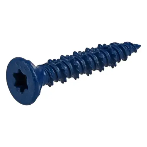 Power Pro Flat Head Concrete Screw, 5/16" x 2-3/4", Blue Power Pro Flat Head Concrete Screw, 5/16" x 2-3/4", Blue