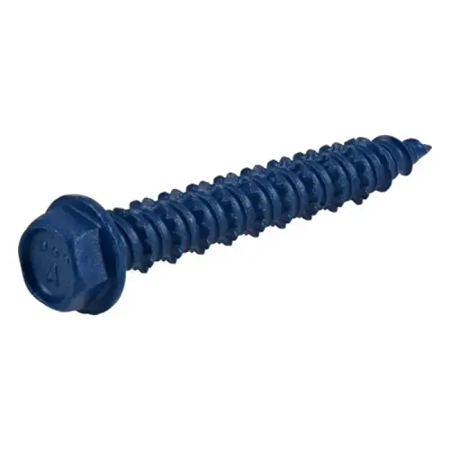 Power Pro Blue Hex Washer Head Concrete Screw, 3/16" x 3-3/4" Power Pro Blue Hex Washer Head Concrete Screw, 3/16" x 3-3/4"