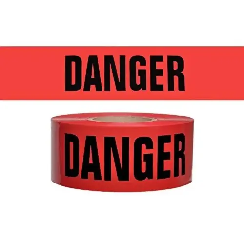 TAPE DANGER RED/BLK 3 X 1000 TAPE DANGER RED/BLK 3 X 1000