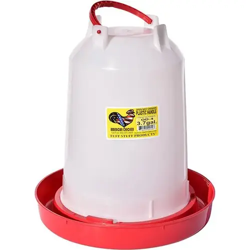 OPEN NEST DRINKER 3.7 GAL PLASTIC HANDLE OPEN NEST DRINKER 3.7 GAL PLASTIC HANDLE