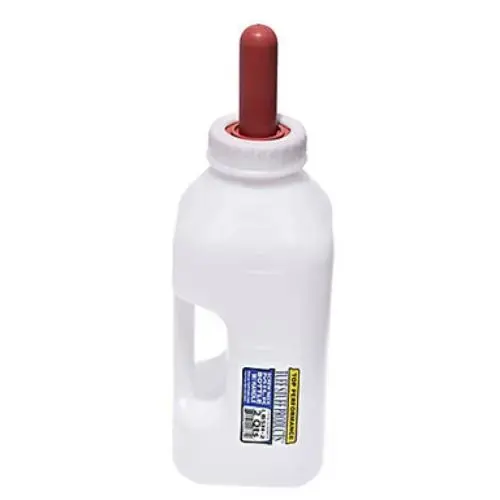 MILK BOTTLE SCREW TYPE WITH HANDLE 2 QTS MILK BOTTLE SCREW TYPE WITH HANDLE 2 QTS