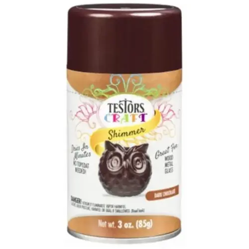TESTORS DARK CHOCLATE SHIMER 3 OZ SPR TESTORS DARK CHOCLATE SHIMER 3 OZ SPR