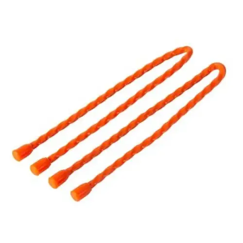 WrapTwist Tie, 12", Orange, Pack of 2 WrapTwist Tie, 12", Orange, Pack of 2