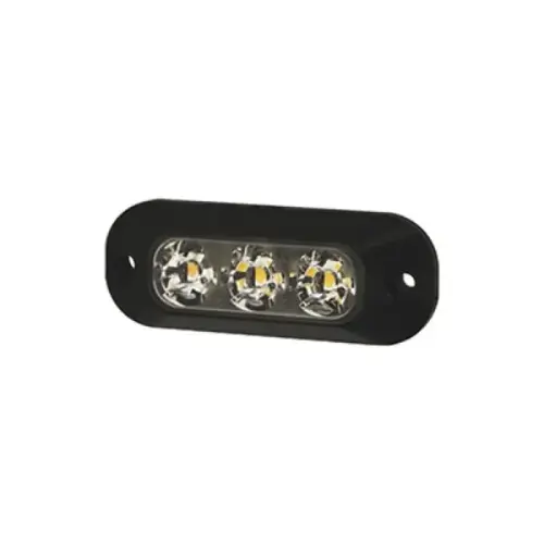 ED3700 Series LED Warning Light, Surface Mount, 3 LED, Amber, 12-24VDC ED3700 Series LED Warning Light, Surface Mount, 3 LED, Amber, 12-24VDC