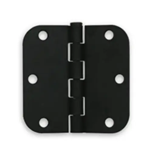 3 1/2IN 5/8R R HINGE BLACK - PAIR 3 1/2IN 5/8R R HINGE BLACK - PAIR