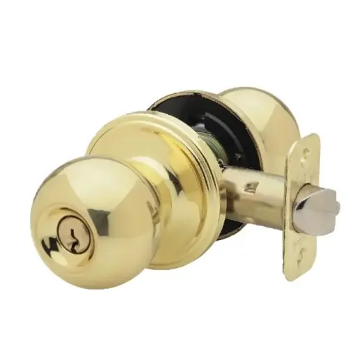 BALL ENTRY KNOB-POLISHED BRASS BALL ENTRY KNOB-POLISHED BRASS