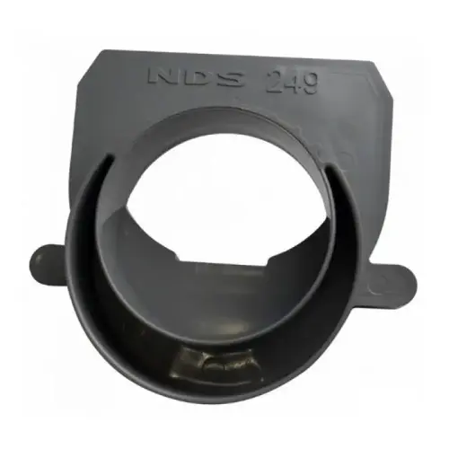 Spee-D Channel Drain Offset End Outlet, 3" & 4" S&D Pipe, Gray Spee-D Channel Drain Offset End Outlet, 3" & 4" S&D Pipe, Gray