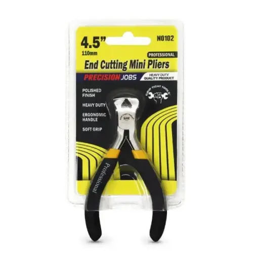 4-1/2 INCH MINI END CUTTING PLIERS 4-1/2 INCH MINI END CUTTING PLIERS