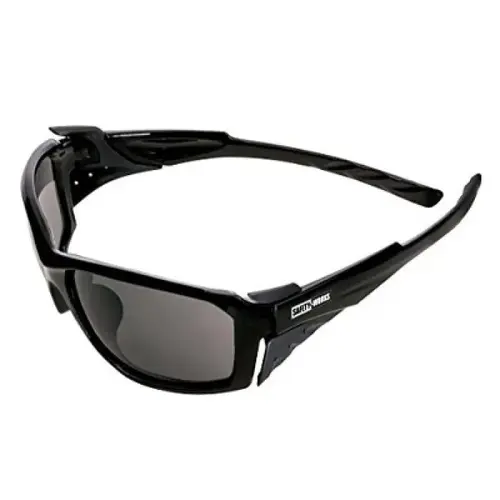 SAFETY GLASSES BLACK FRAME TINTED SAFETY GLASSES BLACK FRAME TINTED