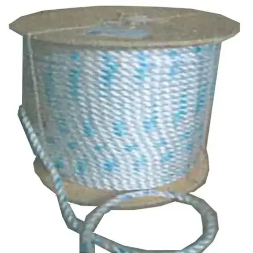Braided Polyester Blend Rope, 5/16 inch x 600 ft Spool Braided Polyester Blend Rope, 5/16 inch x 600 ft Spool