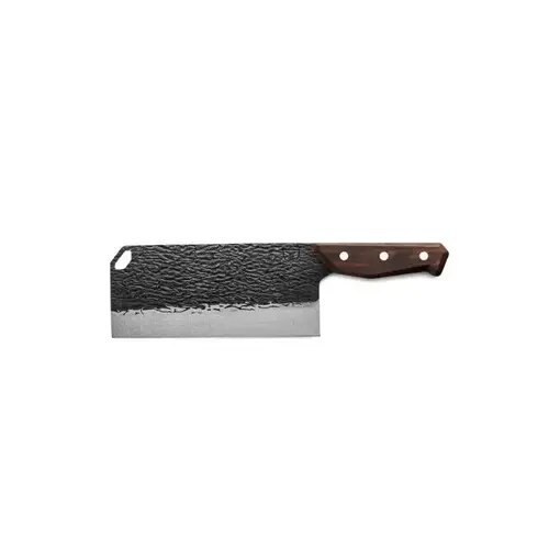 PrimalForge Cleaver Knife, 7.87" Stainless Steel Blade, Monzo Wood Handle PrimalForge Cleaver Knife, 7.87" Stainless Steel Blade, Monzo Wood Handle